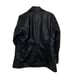 Excelled Collections Woman's Black 3 Button 100% Leather Jacket Coat Size XL