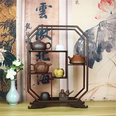 Tea set storage rack, home decoration