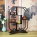 Tea set storage rack, home decoration