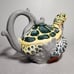Sea Turtle Teapot Ceramic Kitchen Décor Blue Sky Clayworks Heather Goldmine 2017