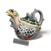 Sea Turtle Teapot Ceramic Kitchen Décor Blue Sky Clayworks Heather Goldmine 2017