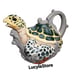 Sea Turtle Teapot Ceramic Kitchen Décor Blue Sky Clayworks Heather Goldmine 2017
