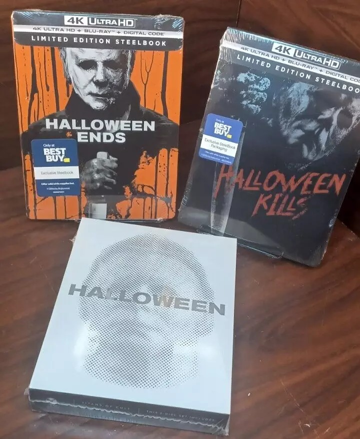 Halloween (2018, EURO IMPORT) + Kills + Ends 4K Steelbooks NEW-Free SHIPPING!