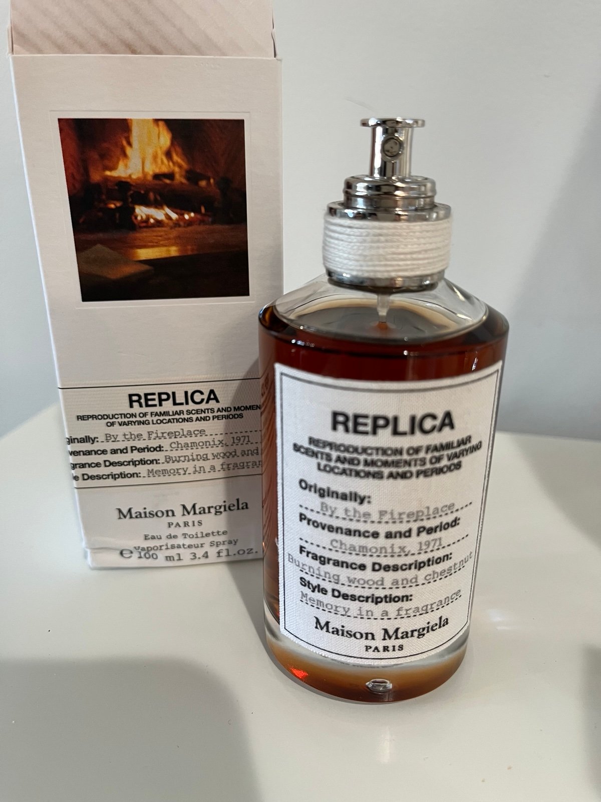 Replica By The Fireplace