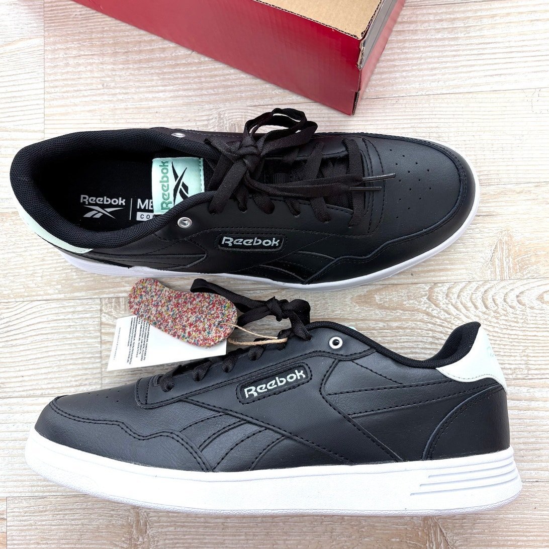 New Reebok Court Advance Low Sneakers | Black/Mint Size 10
