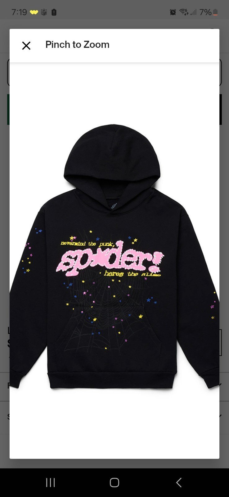 Sp5der hoodie