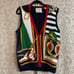 Nautical Sweater Vest Vintage Medium