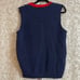 Nautical Sweater Vest Vintage Medium