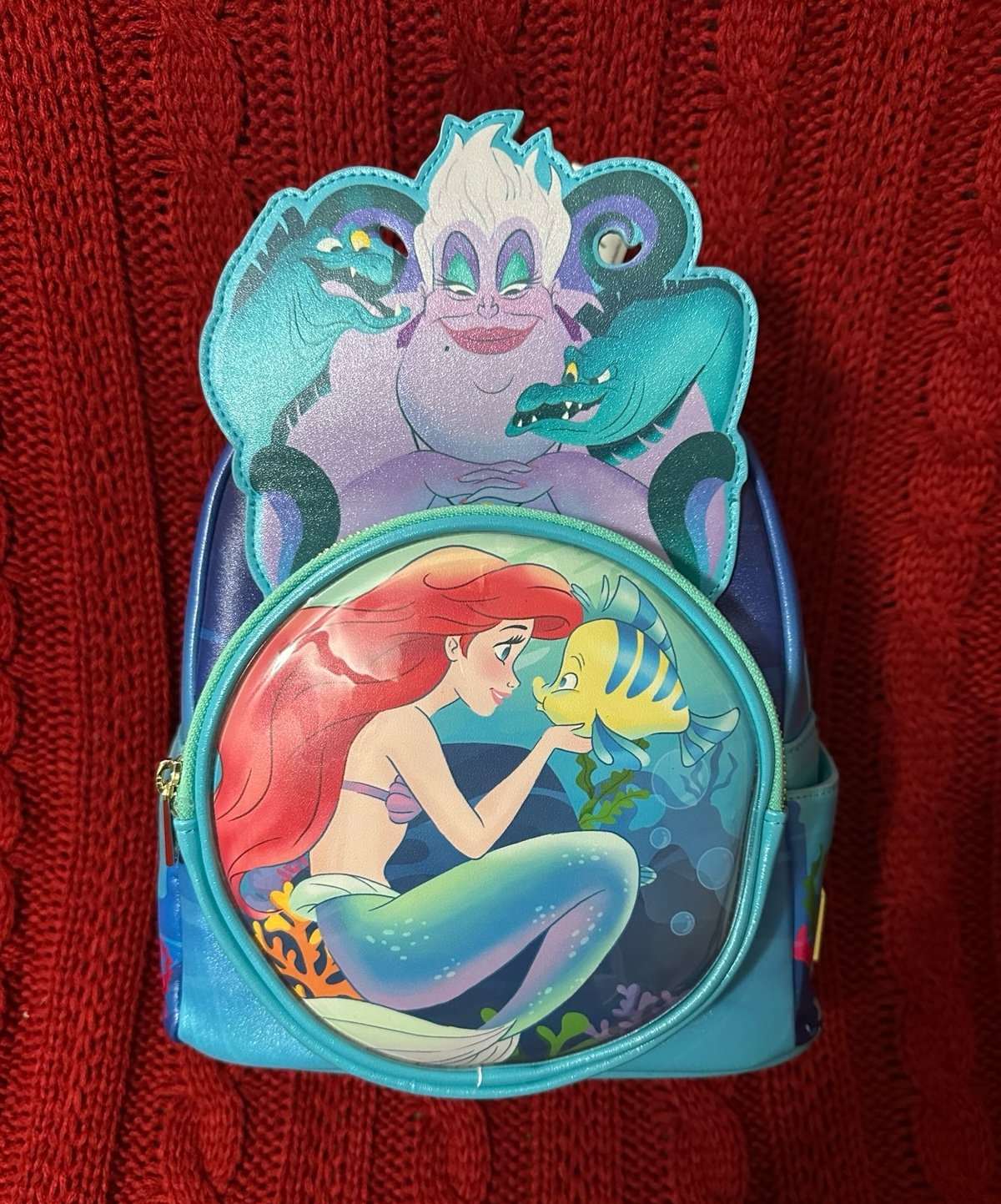 Disney Parks Loungefly Little Mermaid 35th Anniversary Glow Backpack