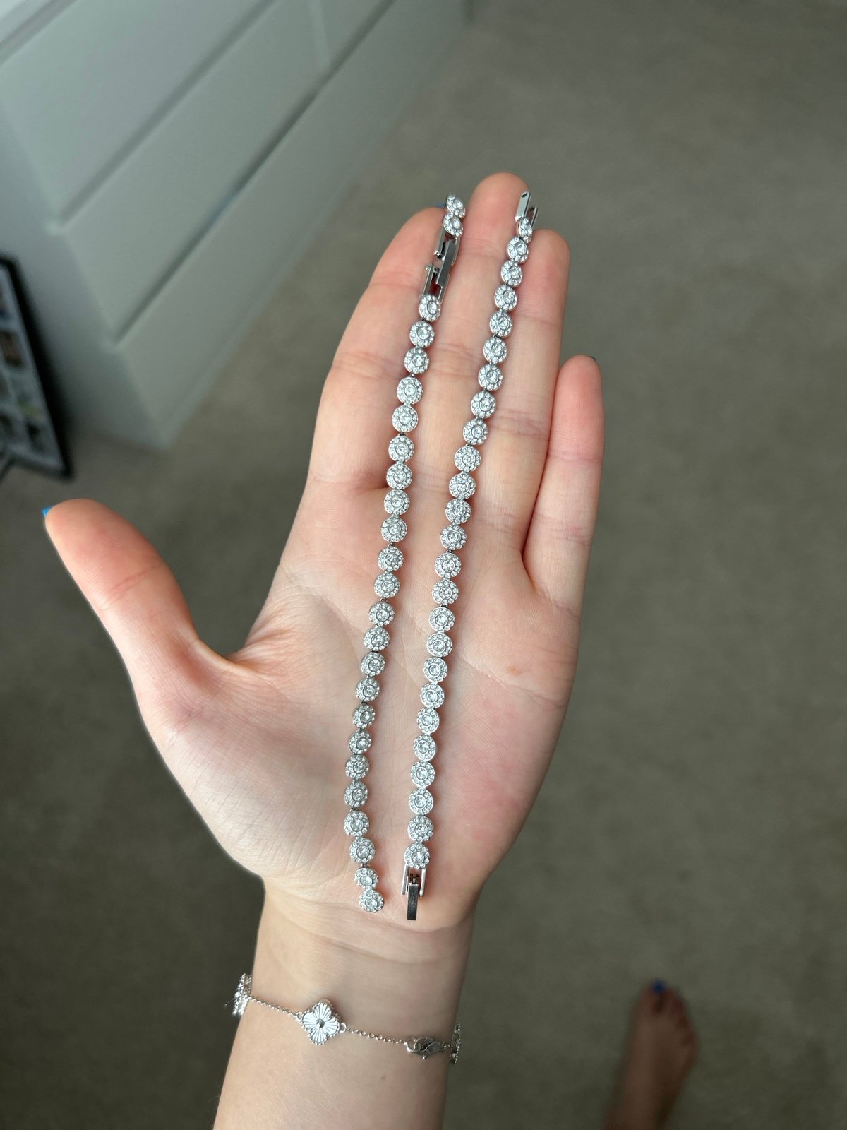 2 BROKEN Swarovski angelic bracelet