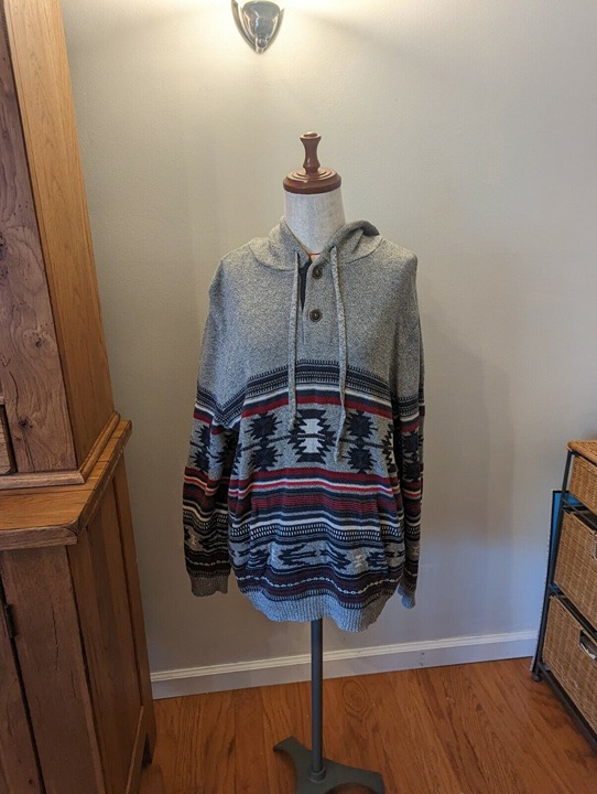 American eagle aztec hoodie 2025