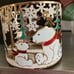 Bath and body works candle holder Christmas winter scene