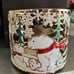 Bath and body works candle holder Christmas winter scene