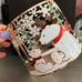 Bath and body works candle holder Christmas winter scene