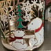 Bath and body works candle holder Christmas winter scene