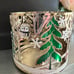 Bath and body works candle holder Christmas winter scene
