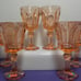 6 FOSTORIA VIRGINIA WINE GLASSES