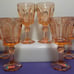 6 FOSTORIA VIRGINIA WINE GLASSES