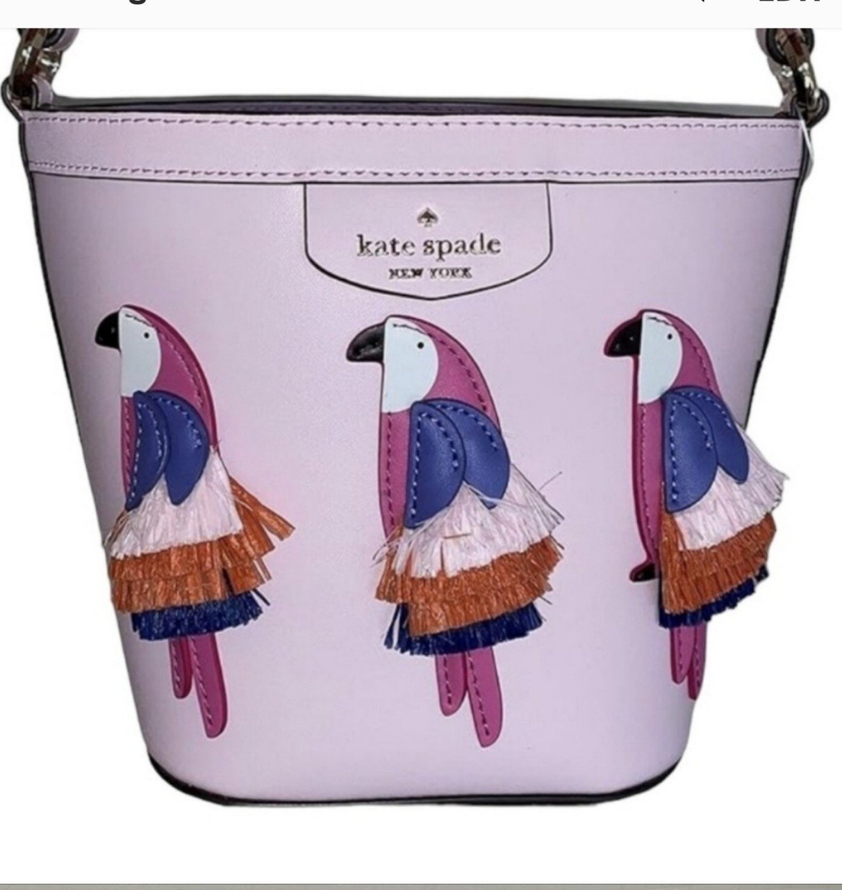 Kate Spade Parrot Bucket Crossbody