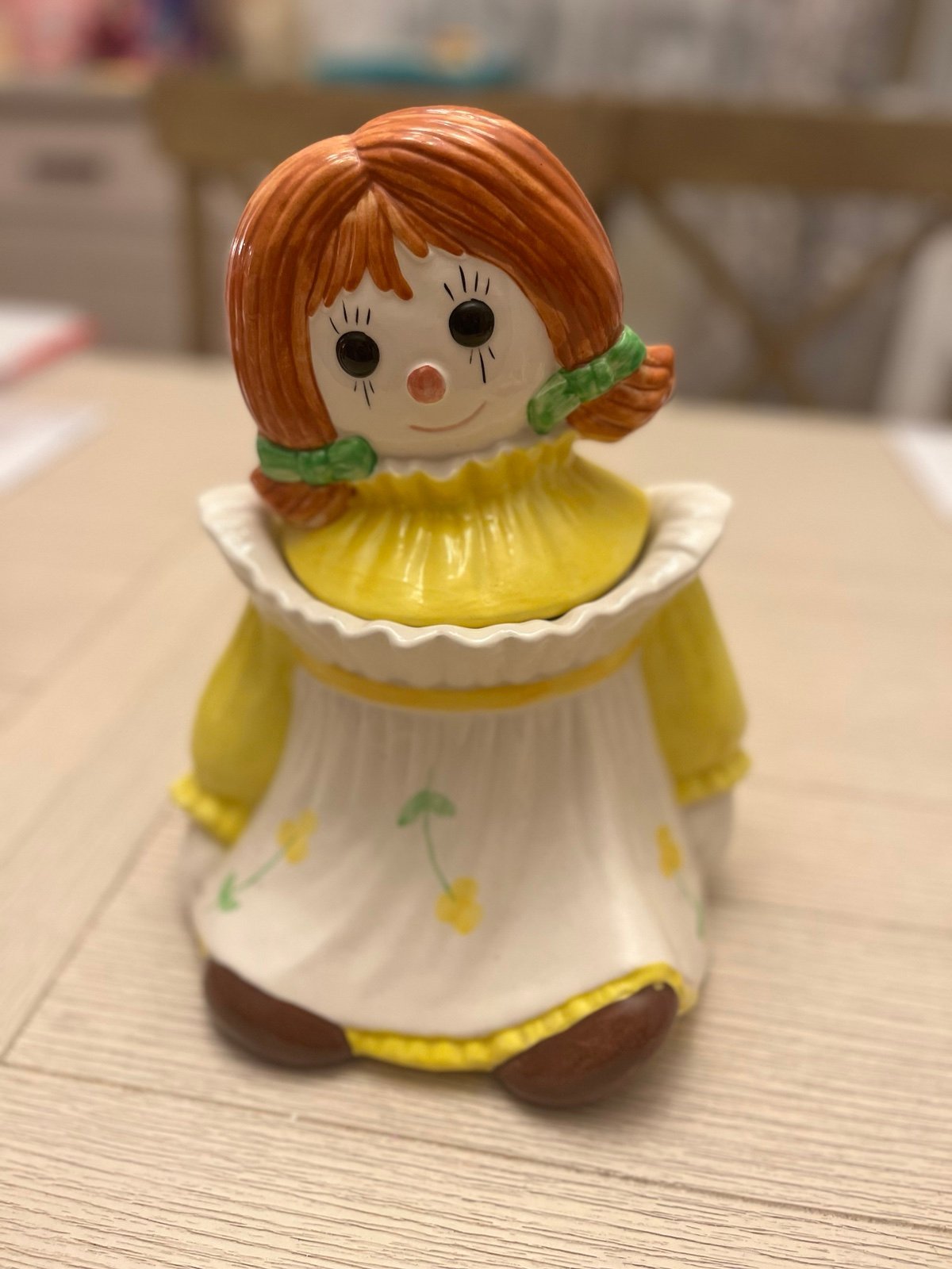 Vintage Metlox Poppy Trail Rag Doll Cookie Jar