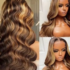 34 Inch Human hair wig with baby hair