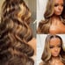 34 Inch Human hair wig with baby hair