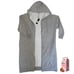 Extra Long Womens Grey Hoodie