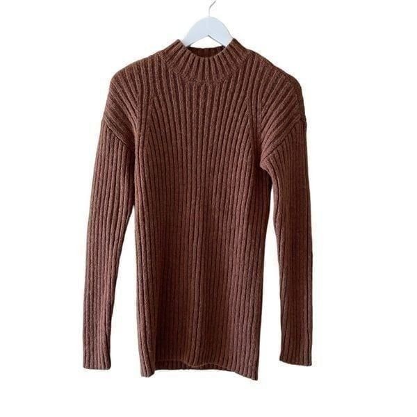 L’Academie REVOLVE Cinnamon Knitted Solid Long Sleeves Cozy Oversized Womens Swe