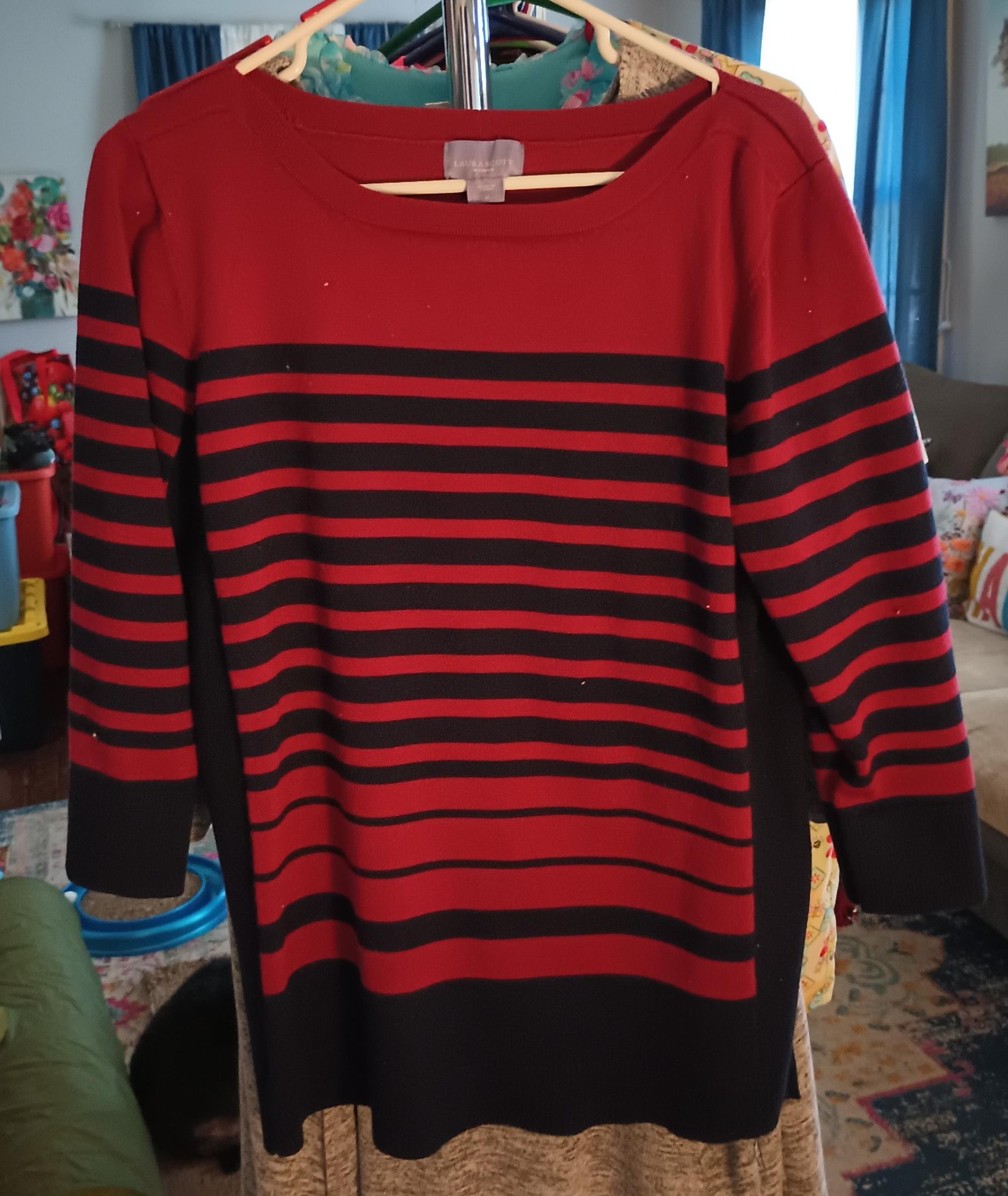 Laura Scott 3/4 length sleeve sweater 1x