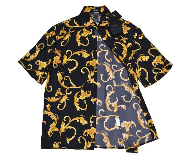 Brand new with tags Versace Baroque-style short-sleeved shirt size 46.