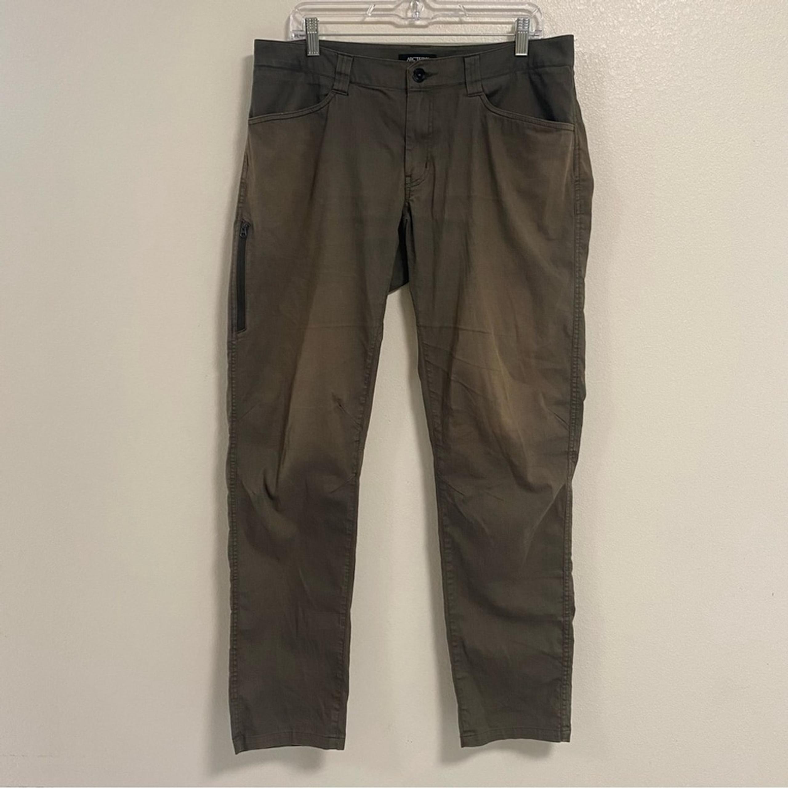 Arc'teryx Pants Men's Size 36 Olive Green A2B Commuter Pants Hiking Pants