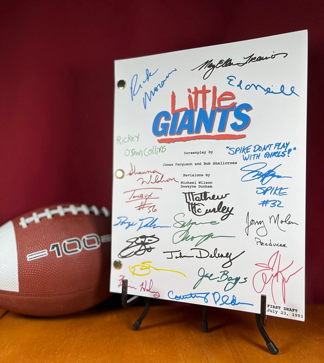 Little Giants Script Signed- Autograph Reprints- 123 Pages- Football