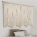 Large Cotton Tassel Decor, Macrame Wall Hanging Boho Tapestry Woven Wall Decor