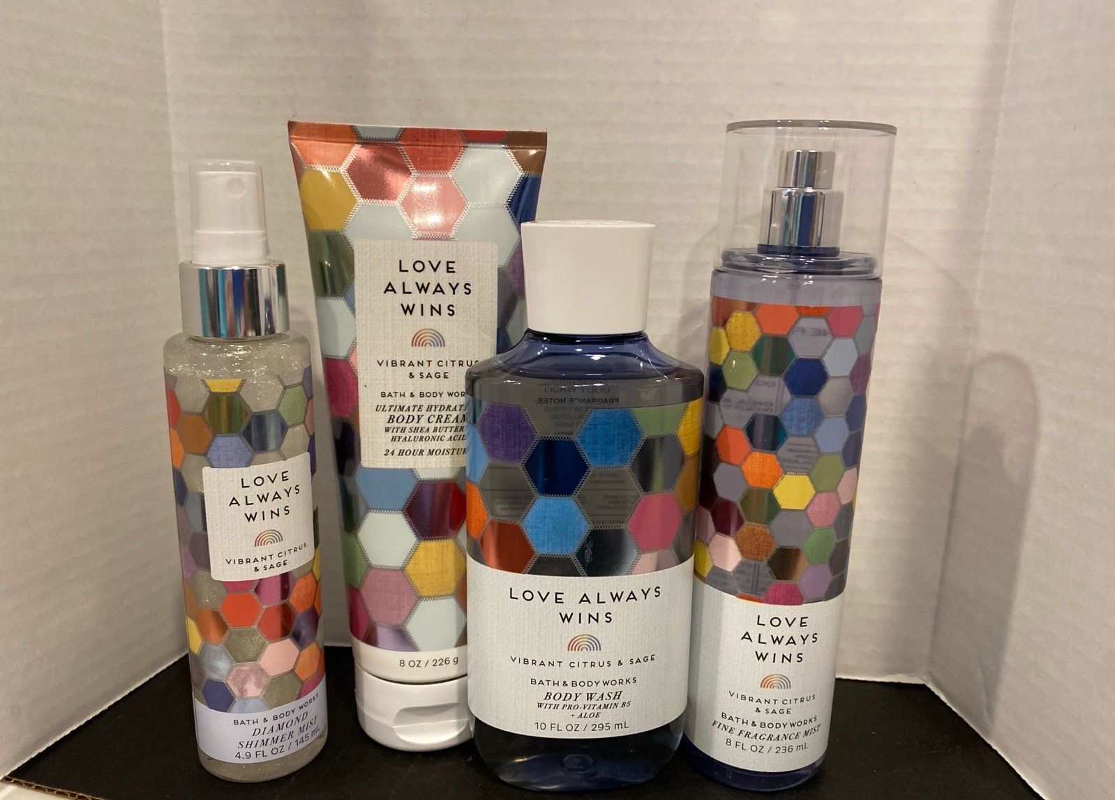 Bath & Body Works “Love Always Wins” New 4-Pc Set
