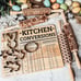 Cutting Board, Handmade Kitchen Measurement Conversion Board madr from Bamboo, K