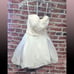 Women's Sparkly Lace Mesh Tiered Fairy Core Prom Dress Size 8