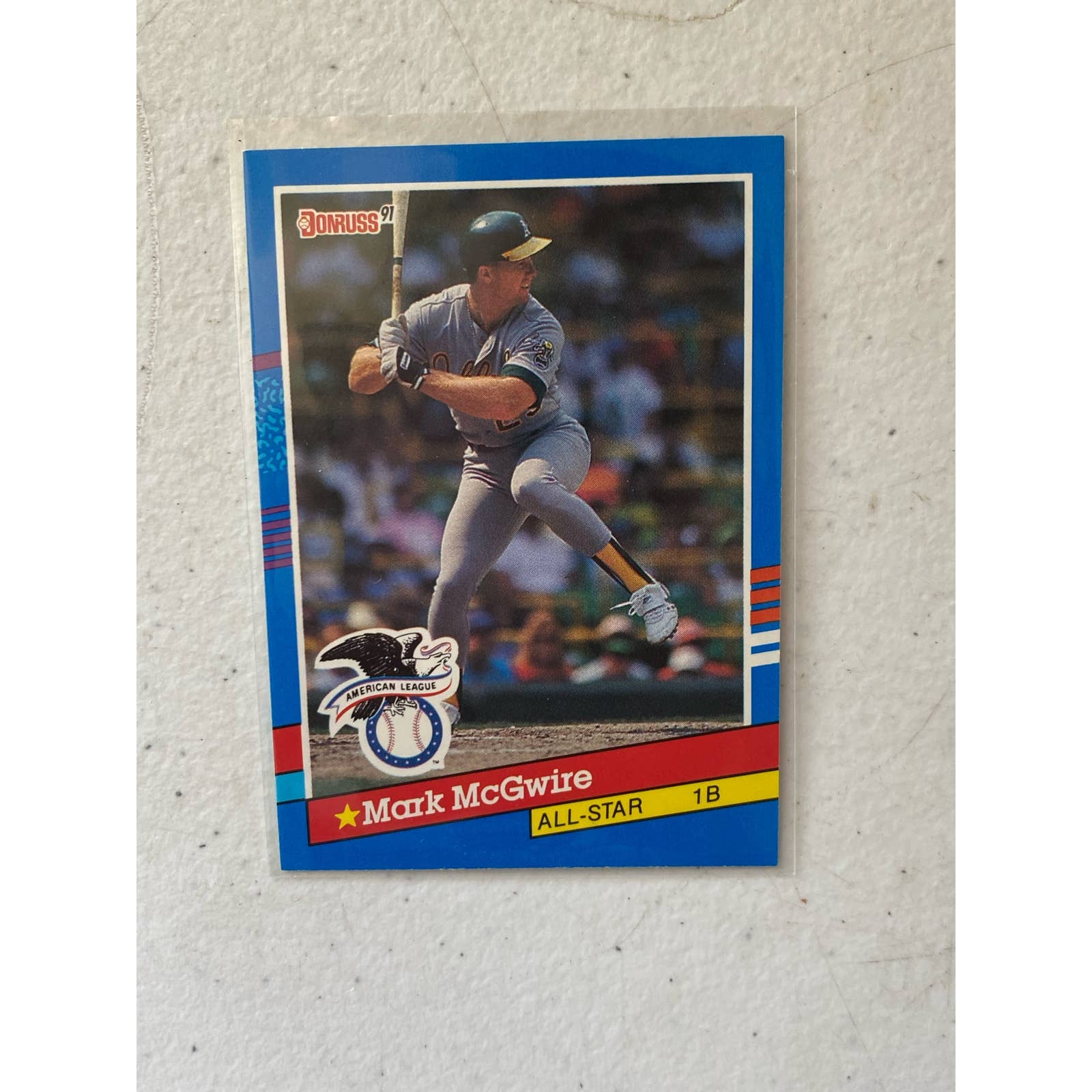 DONRUSS 1991 Mark McGuire Baseball Card