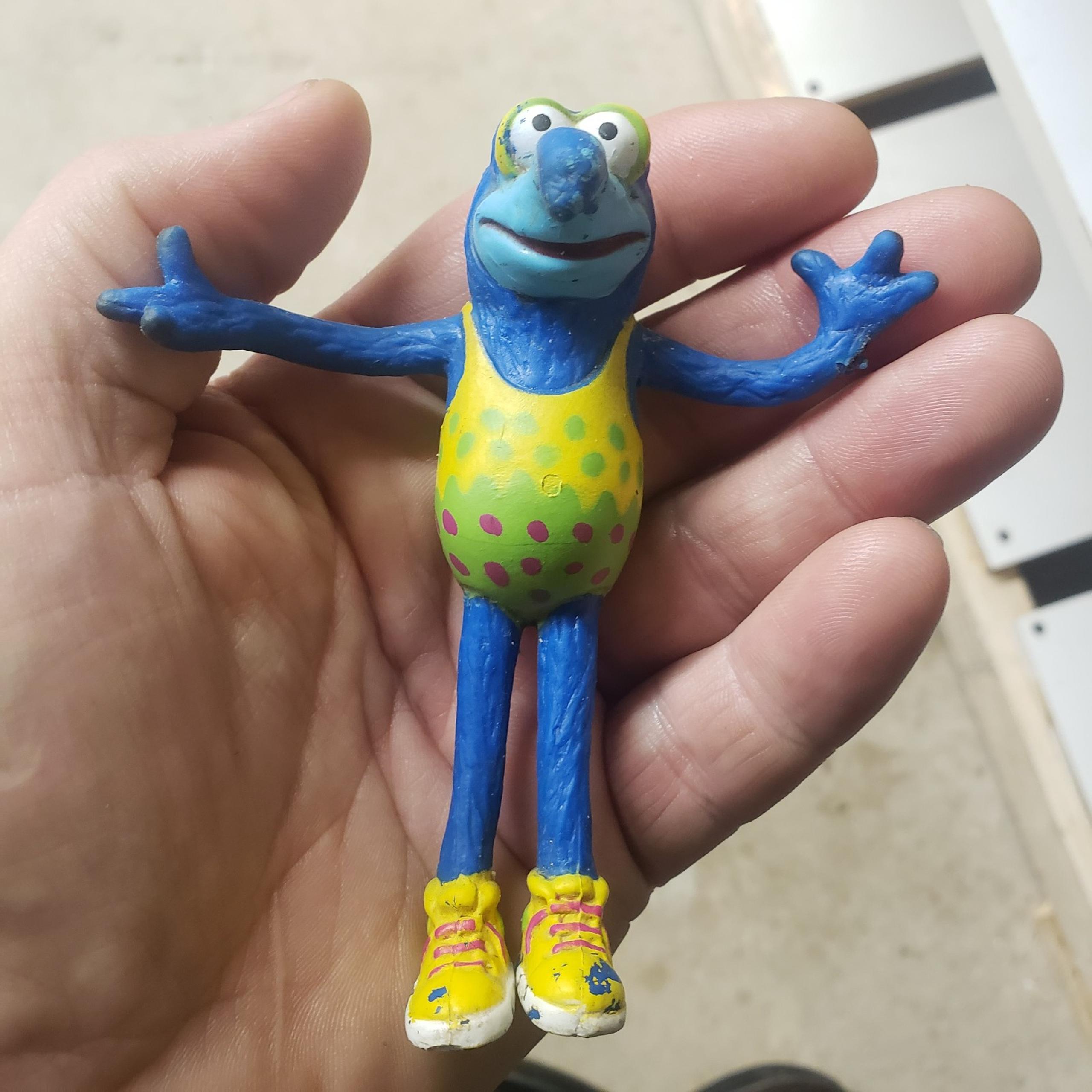 VTG 1989 Jim 's The Muppets Gonzo Bendable Toy 4 1/4" Figure - Henson