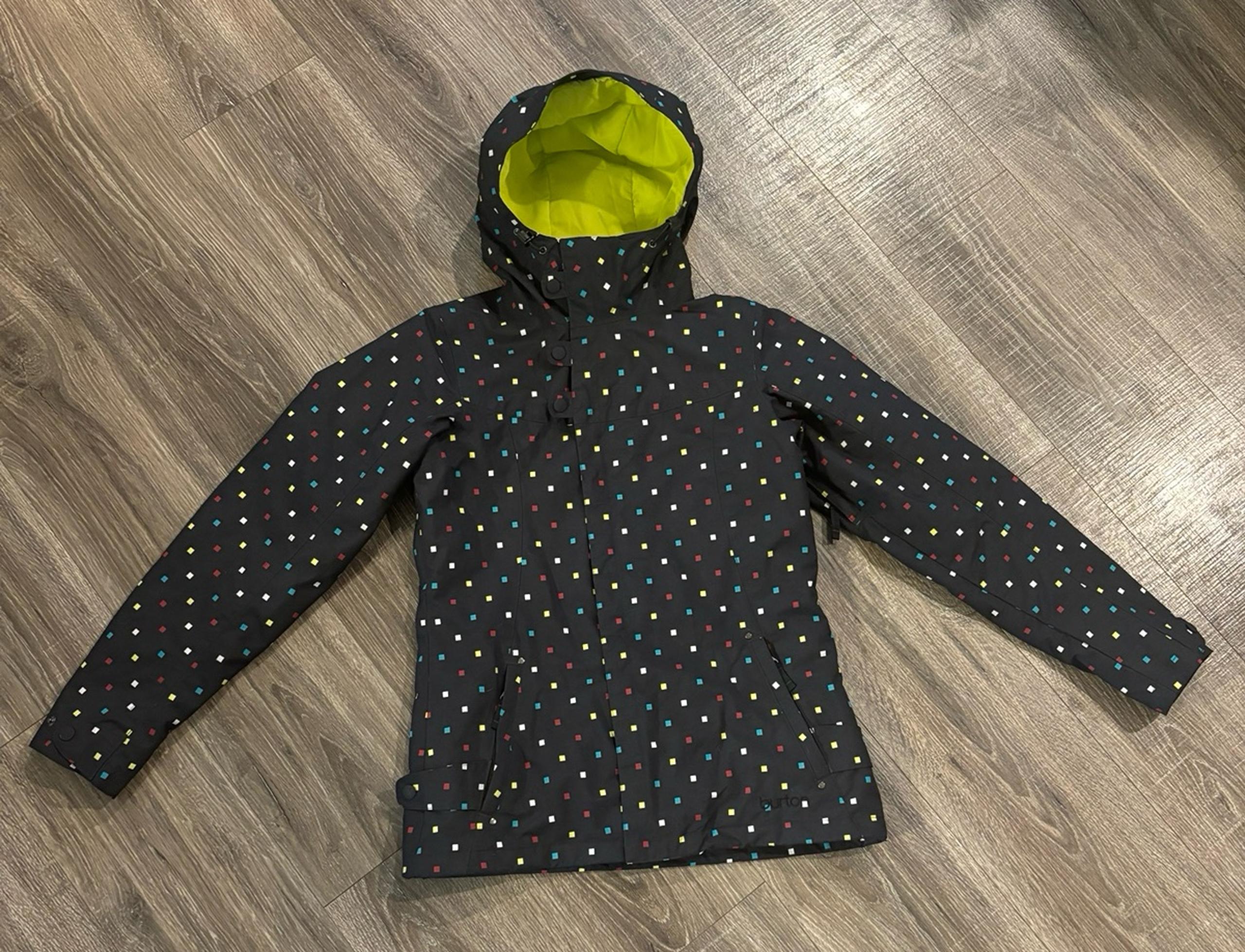 Burton Women’s Ski Snowboard Jacket Hooded Coat - Dryride Black Lush size small