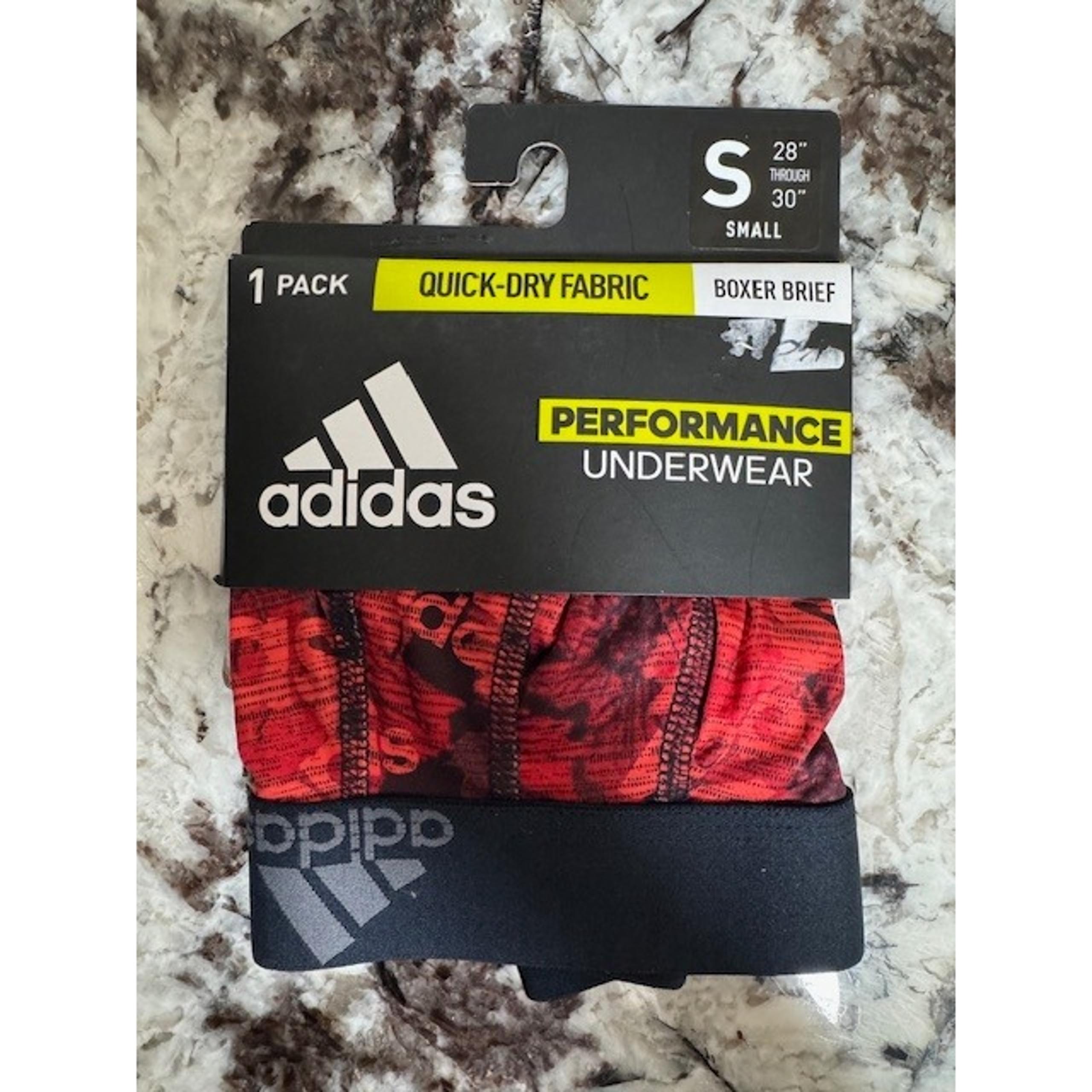Adidas boxer brief performance quick dry Small