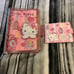 2007 girly hello kitty with perfume Planner and matching quilt wallet