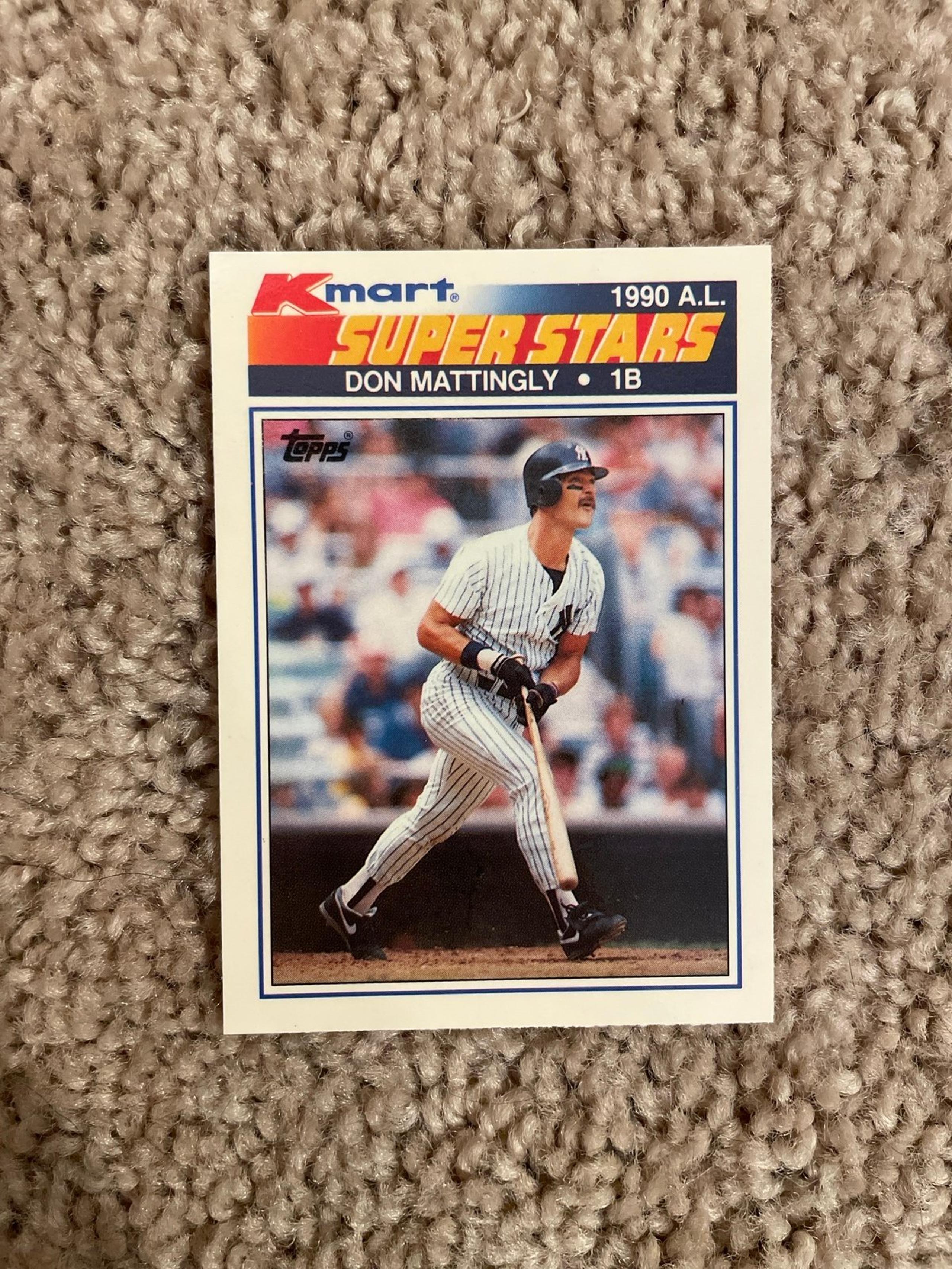Don Mattingly Baseball Trading Card Topps 1990
