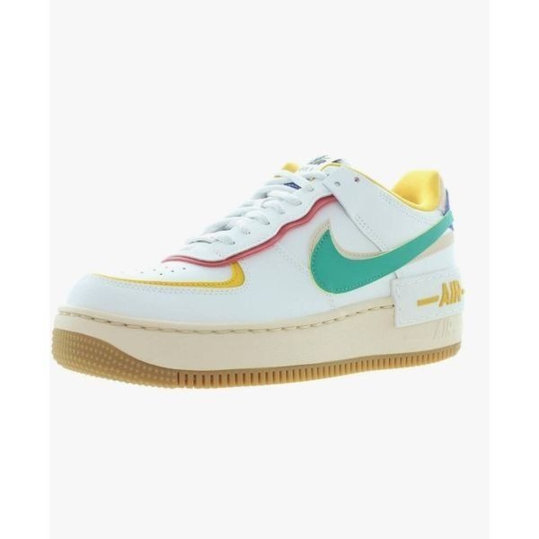 Nike womens Sz 7 Airforce 1 shadow C10919-118 summit white neptune green