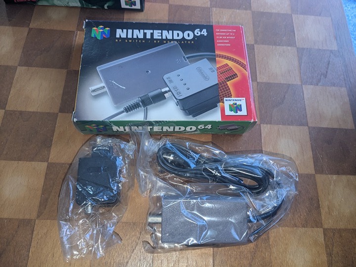Nintendo 64 RF Switch in box