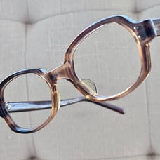 AO American Optical Glasses Brown Tone Vintage Eyeglasses 51/4