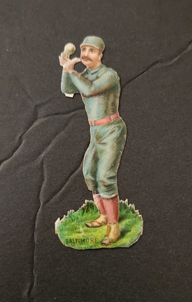 1880s Baltimore baseball player scraps card orioles