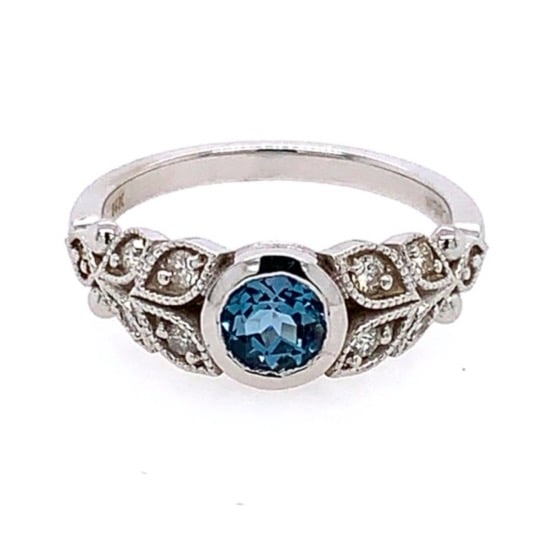 14K W/G Diamond Wedding Engagement Ring