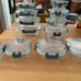 24 Pieces Glass Food Storage Containers Set,Glass Meal Prep Containers