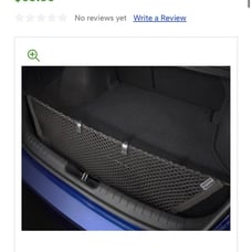 Hyundai Elantra Cargo Net and first aid kit
