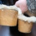 UGG Australia Kalie Clog Studded Brown Leather Sherpa Lined Wooden Block Heel 6